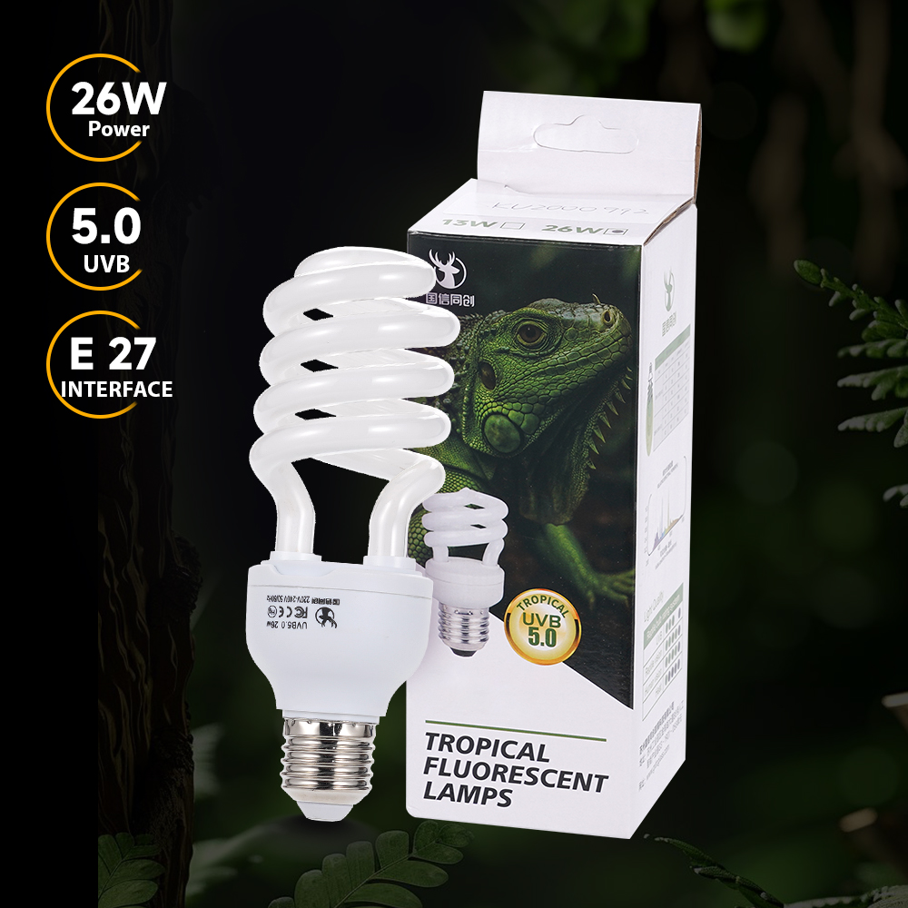 Calcium Powder Reptile - Sürüngen UVB Ampulü 26W 5.0 E27