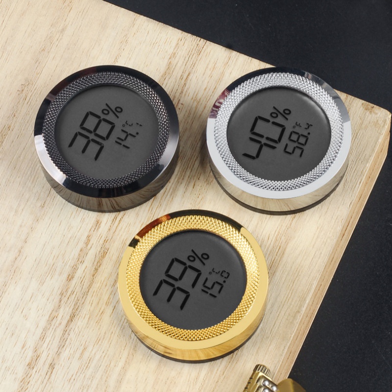 Digital Hygrometer Probe - Mini Dijital Ekranlı Puro Higrometresi Termometre