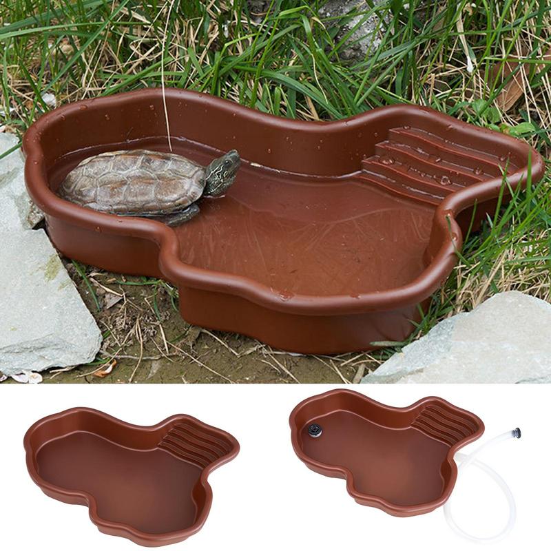 Water Dish Reptile - Kaplumbağa besleme kabı Sürüngen Banyo Havuzu
