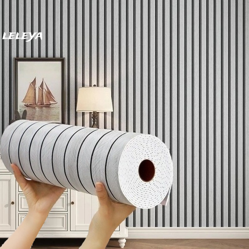 Pvc Panel Background - Kendinden Yapışkanlı Ahşap Tahıl Duvar Paneli