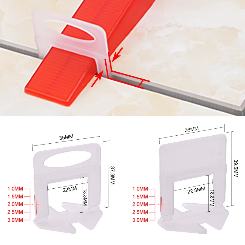 100 adet 1/1.5/2/2.5/3mm Seram - Ceramic Tile Floor incelemesi ve fiyatı