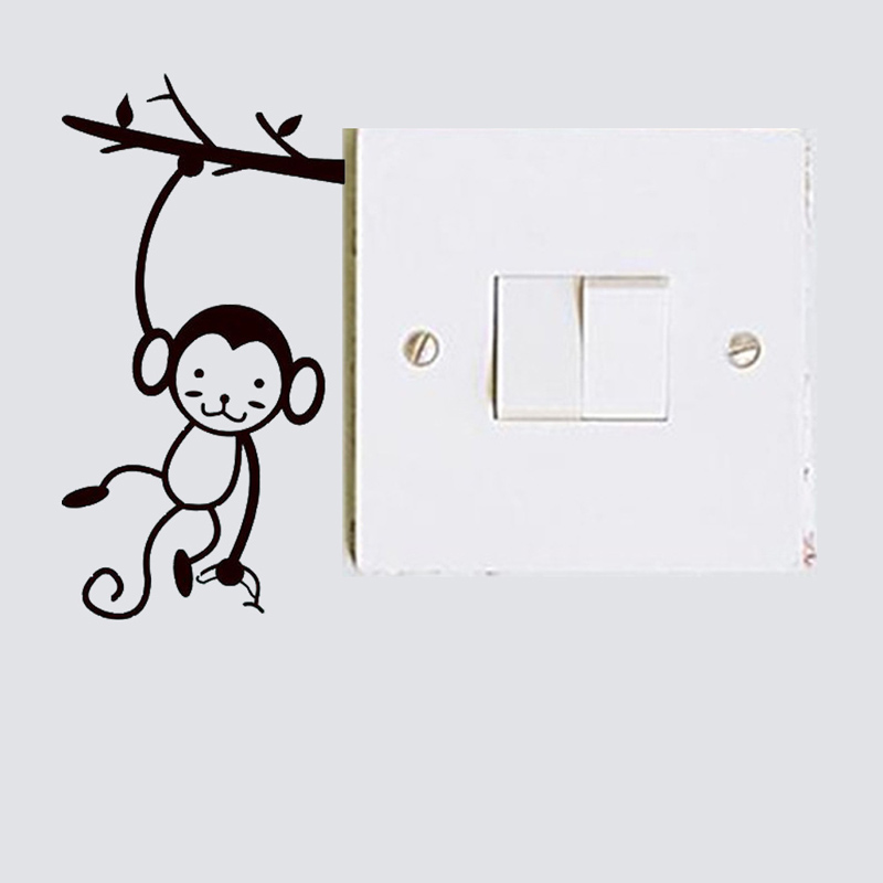 Siyah sevimli maymun asılı ağa - Pvc Panel Background incelemesi ve fiyatı