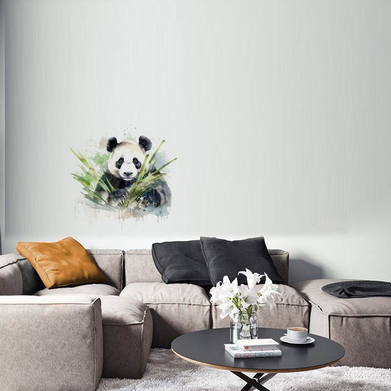 C76 #   Suluboya Panda Duvar Ç - Pvc Panel Background incelemesi ve fiyatı