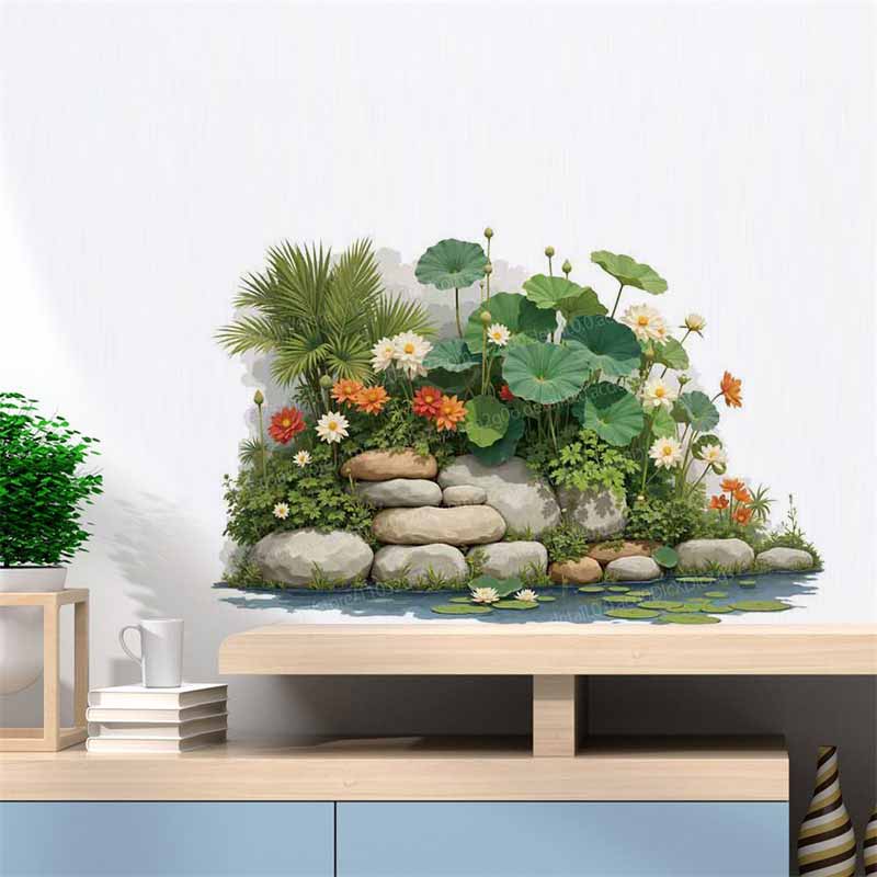 Tropikal Bitki Çiçek Ağacı Duv - Pvc Panel Background incelemesi ve fiyatı